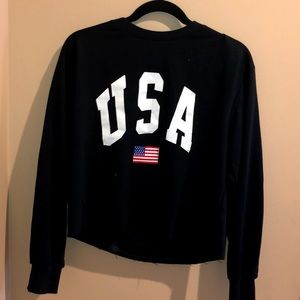 Black USA sweatshirt